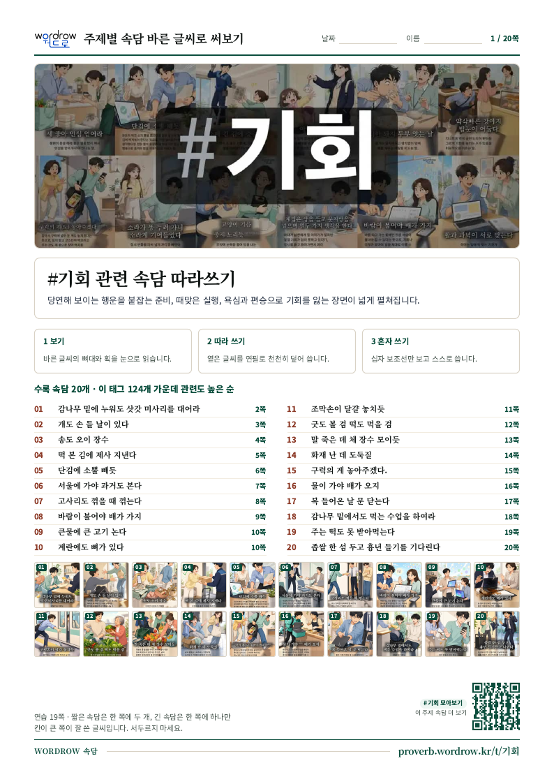 기회 모음집 미리보기